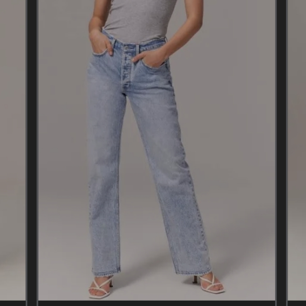 Abercrombie and fitch 90s baggy low rise jean